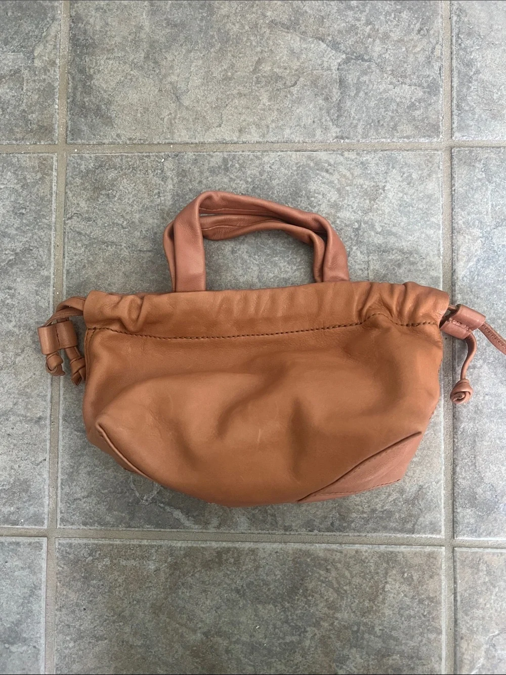 Madewell Piazza Mini Crossbody Bag Timber Beam Brown Leather Handbag